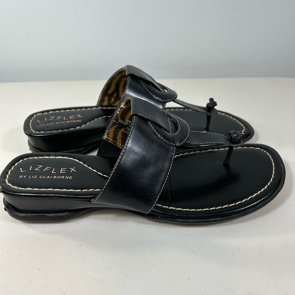 LizFlex slide on thong sandals size 7.5 - Picture 1 of 8